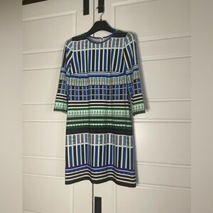 Eliza J geometric shift dress